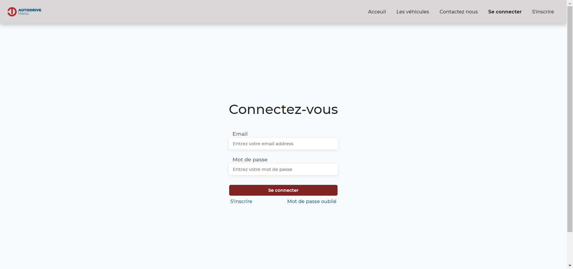 autodrivemaroc.com login form